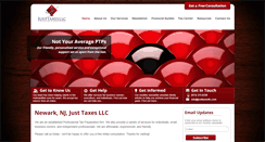 Desktop Screenshot of justtaxesllc.com